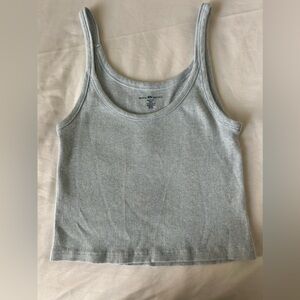 Brandy Melville Baby Blue Crop Top
